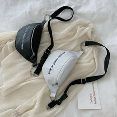 Women Fanny Pack PU Waist Crossbag Travel Sports Hip Bum Bag Purse