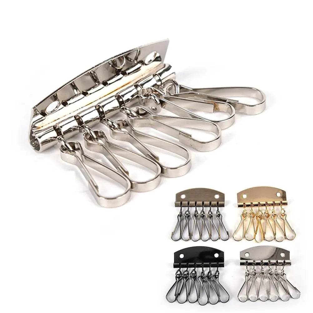 1PCS Key Ring Row Metal Bag Buckle DIY Key Bag Accessories