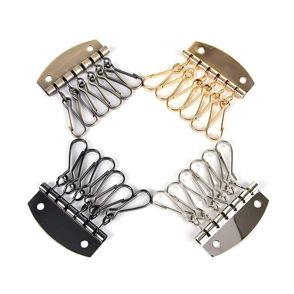 1PCS Key Ring Row Metal Bag Buckle DIY Key Bag Accessories