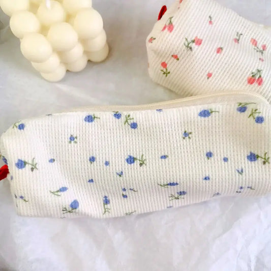 Floral Makeup Brush Pouch Cosmetic Bag