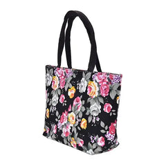 Fashional Floral Printing Women Flap Handbag High Canvas Small Casual Tote Bag