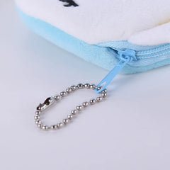 Plush Unicorn Coin Purse Zipper Card Bag Key Pouch Girls