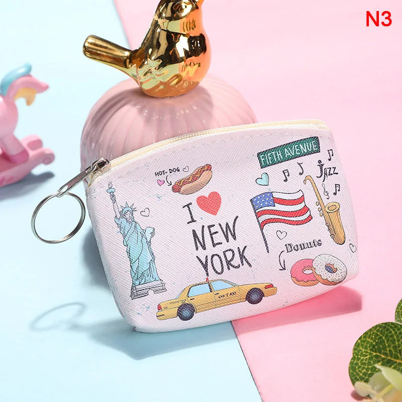 Women Mini Wallets Card Holder Key Money Bag Girls Purse Kids Pouch Coin Purses