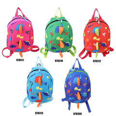 Dinosaur Print Backpack For Kids Kindergarten Boys Girls School Bag