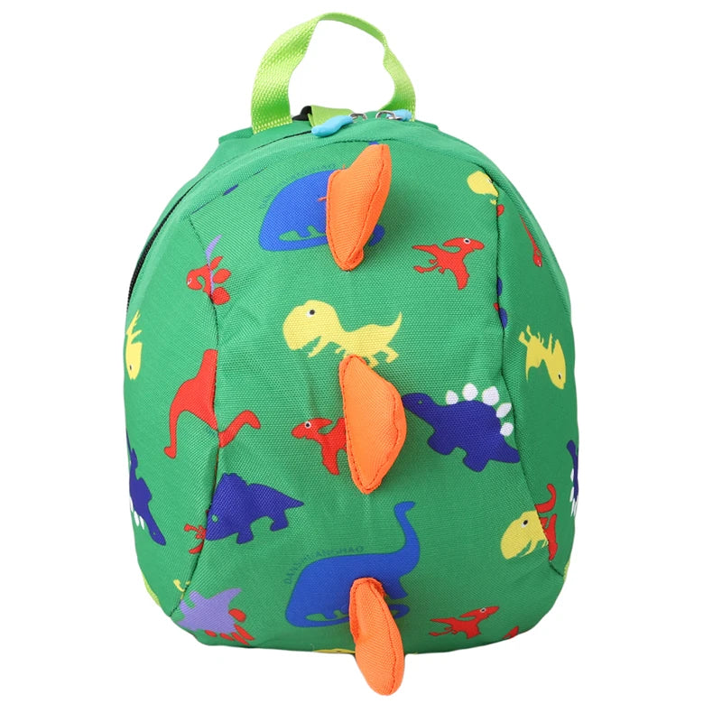 Dinosaur Print Backpack For Kids Kindergarten Boys Girls School Bag