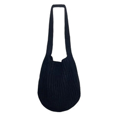 Women Hollow Woven Shoulder Bags Large Capacity Crochet Hobo Bag