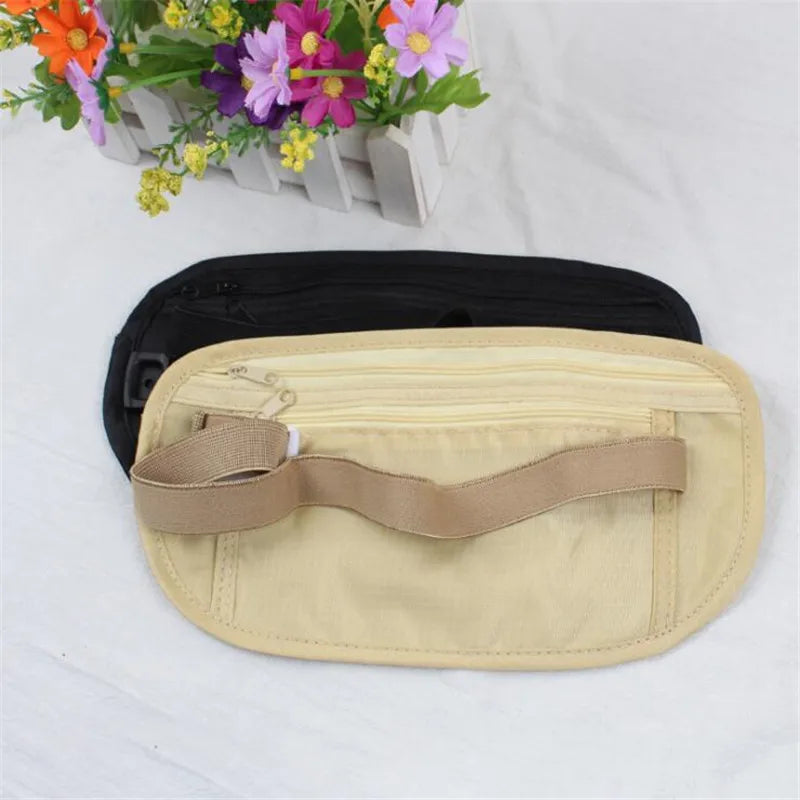 Invisible Travel Waist Packs Waist Pouch Money Belt Bag