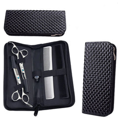 Pu Leather Salon Hair Scissor Bag Hairdressing Tools Case