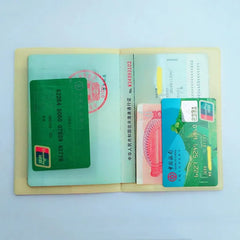 Danger Sign Passport Cover PVC Wallet Bag