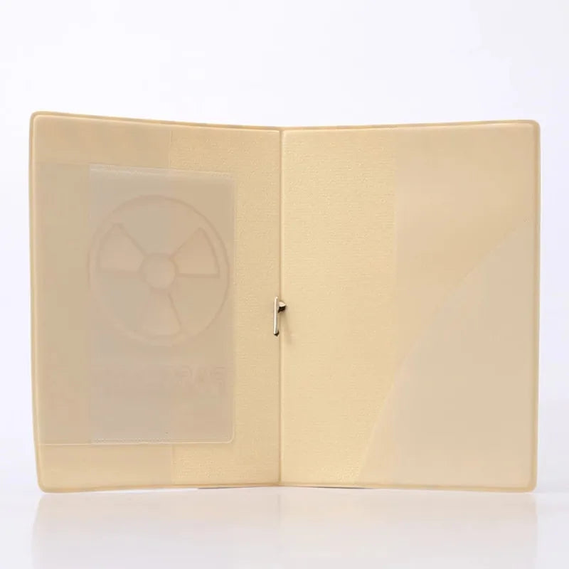 Danger Sign Passport Cover PVC Wallet Bag
