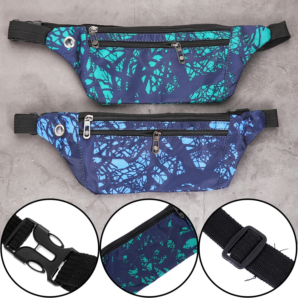 Camouflage Fanny Pack Travel Sports Phone Bum Bag Money Waist Belt Pouch