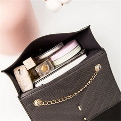 Women PU Leather Lingge Crossbody Bag Small Shoulder Bag