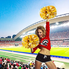 2pcs 11 81in Cheering Poms Handheld Props Dancing Supplies Sports Stage