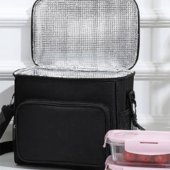 Portable Insulated Storage Bag Solid Lunch Bag