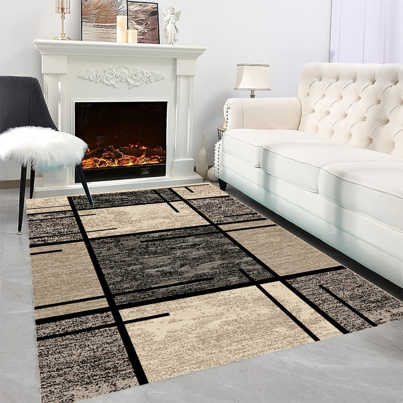 Fluffy Faux Wool Area Rug Non-slip Large Carpet Living Room Bedroom
