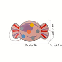 Kids Cartoon Candy Shoulder Bag Mini Crossbody Bag For Girls