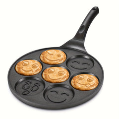 Mini Pancake Griddle Pan with 7 Mold Cookware Kitchenware