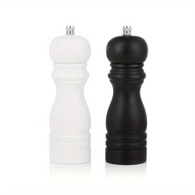 Wood Manual Grinder Set and Classic Style Salt Pepper Ceramic Mill