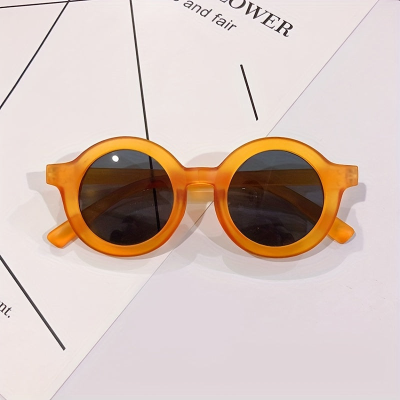 Kids Round Frame Sunglasses UV Protection for Girls and Boys