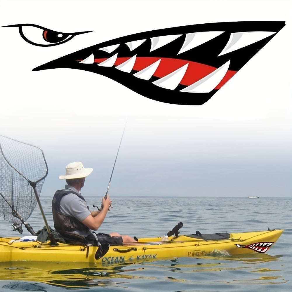 Reflective Shark Teeth Sticker Waterproof DIY Graphics Accessory