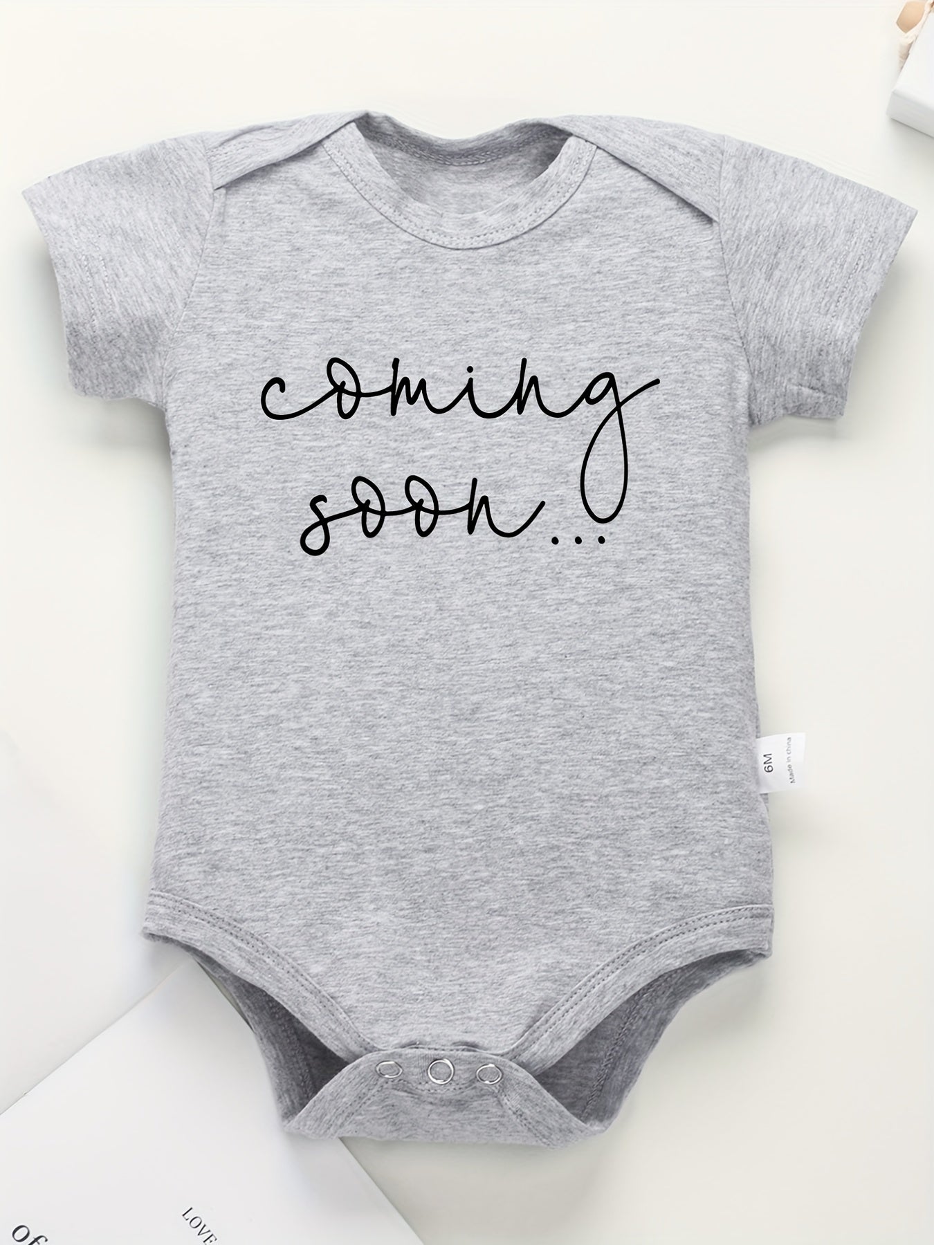 School Letter Pattern Cotton Dress For Boys & Girls 0-24M