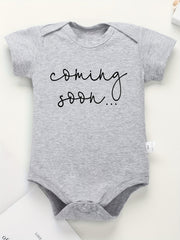 School Letter Pattern Cotton Dress For Boys & Girls 0-24M