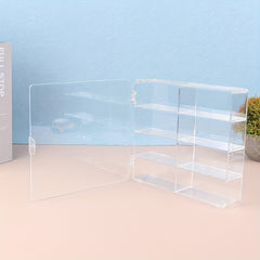 Car Model Storage Box 8 Slot Clear Display Shelf Toy Car Dustproof Storage