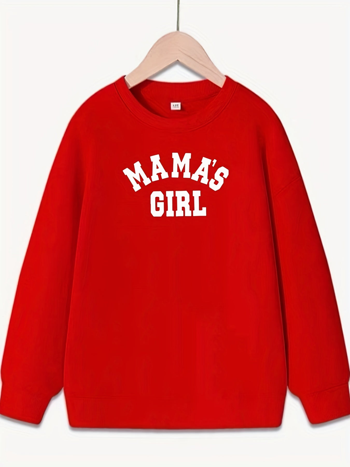 Girls 'Mama's Girl' Crew Neck Sweatshirt Top