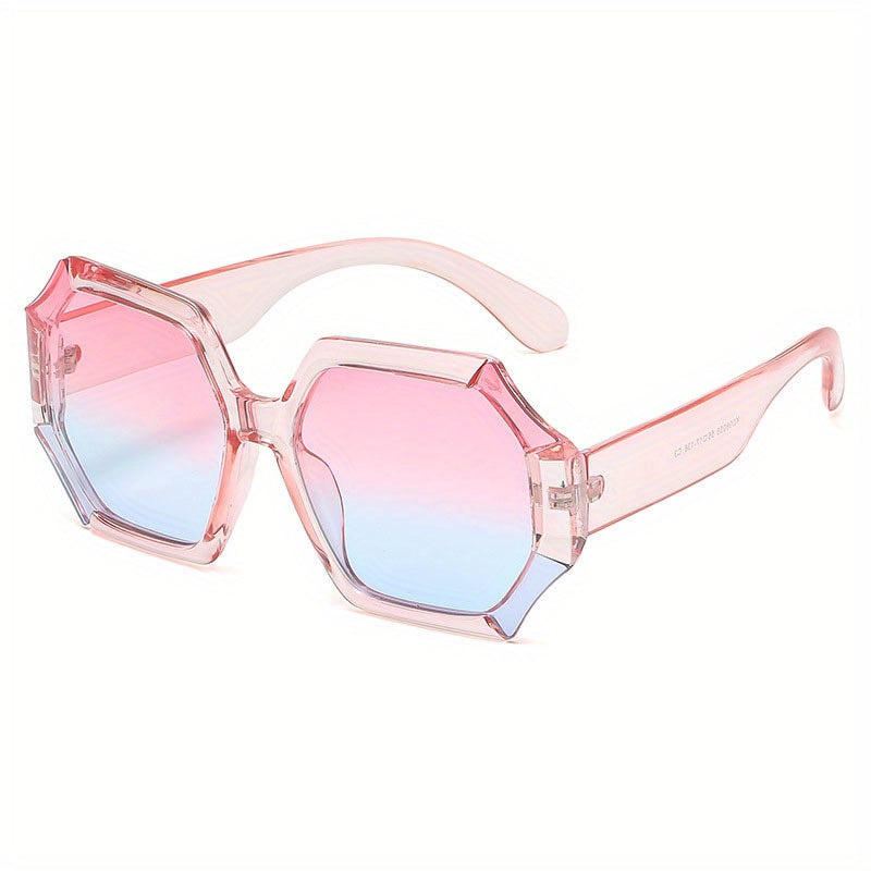 Men's Large Frame Sunglasses Anti UV400 Vintage Eyewear