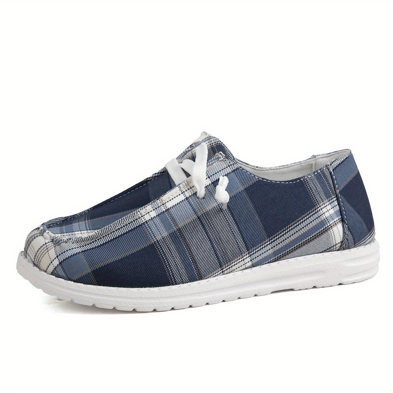 Women's Dark Pattern Canvas Casual Lace Up Sneakers Lightweight Low Top Shoes