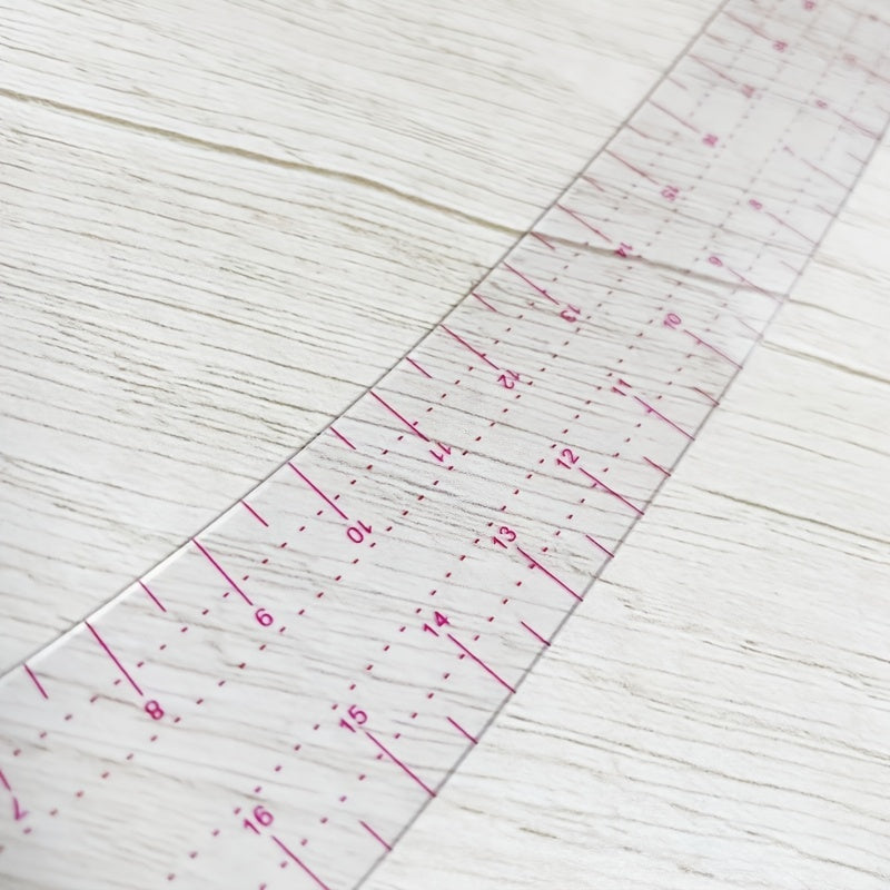1pc DIY Sewing Ruler French Curve Comma Shaped Ruler For Pattern Making