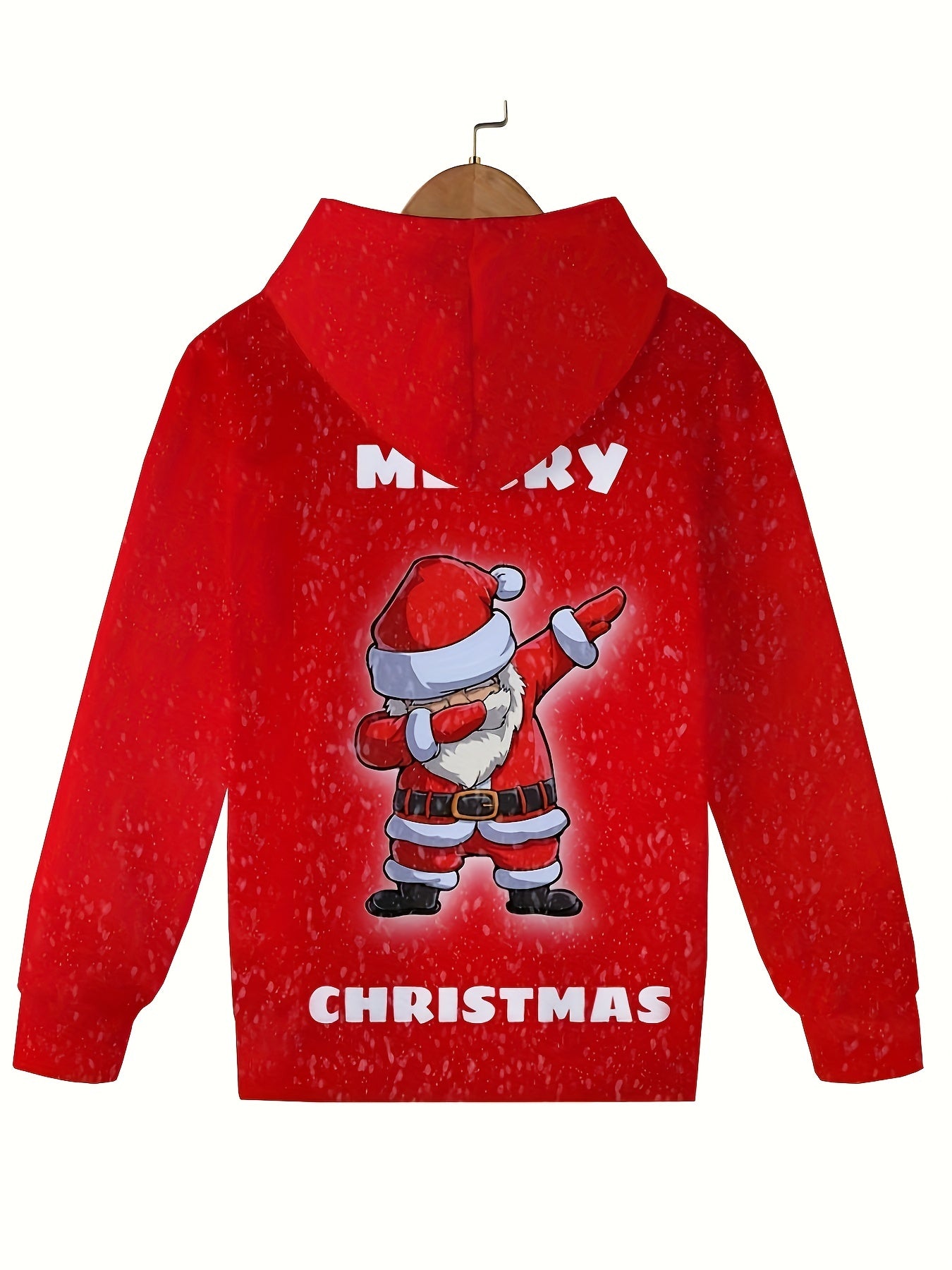MERRY CHRISTMAS Hooded Sweatshirt Girls' Tops Comfy Hoodies For Christmas 3 14y