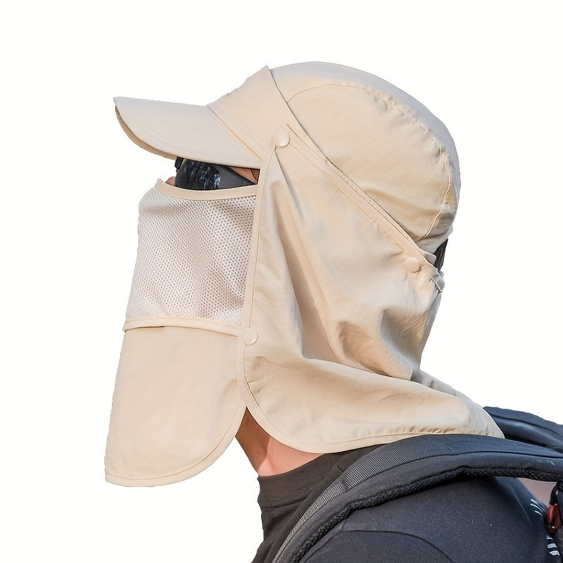 Foldable Visor Hat Detachable Sun Protection Duck Tongue Hat