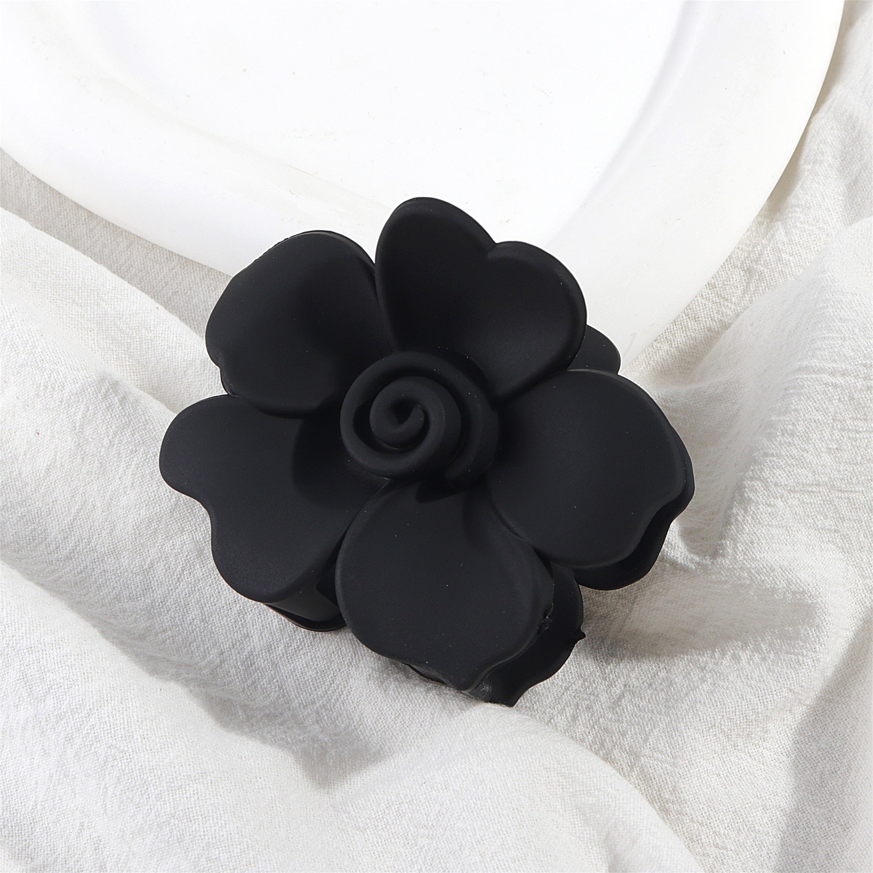 Matte Flower Hair Claw Large Hair Jaw Clips For Women Girls