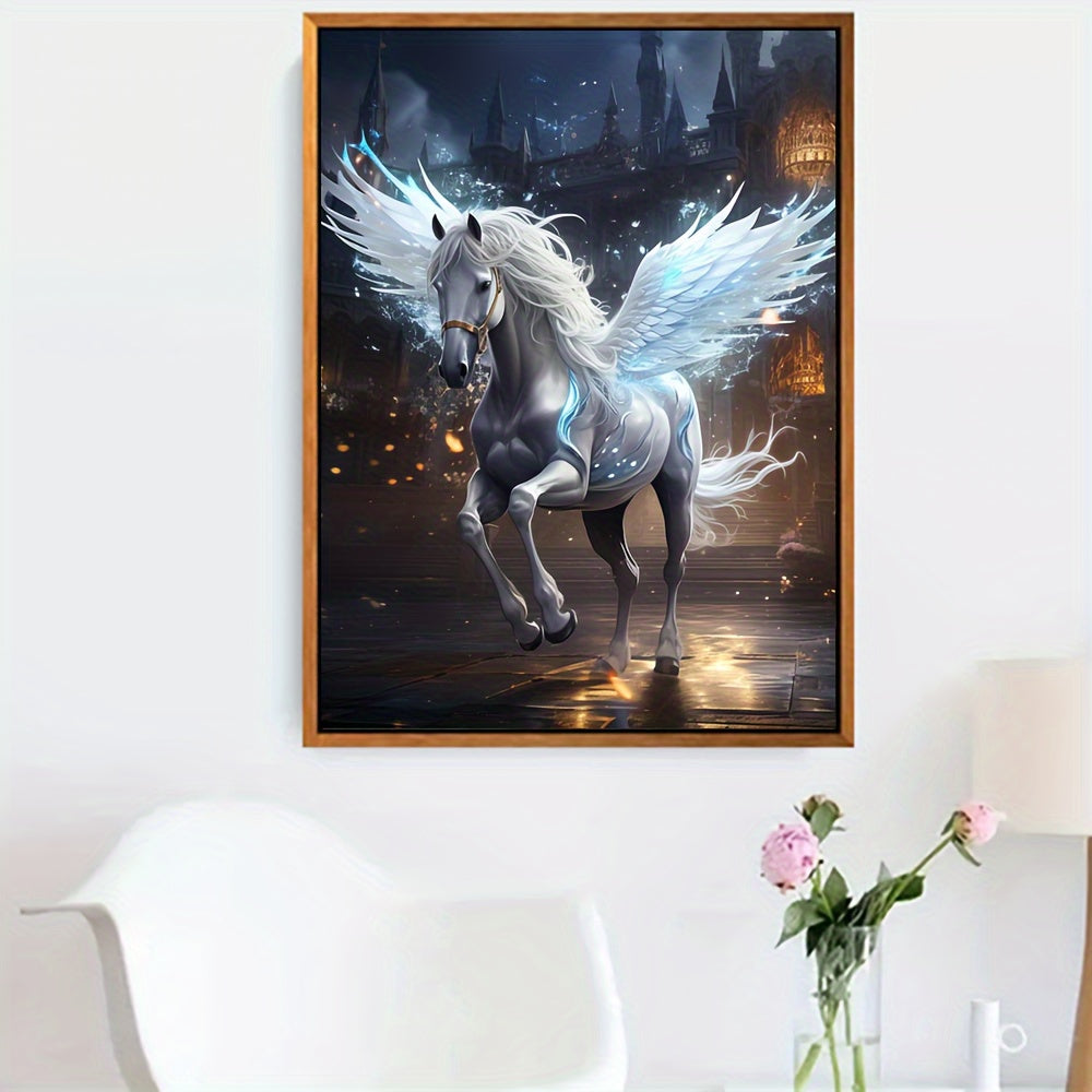 Flying Horse Canvas Painting Poster Home Wall Decor Art Gift