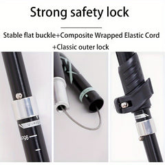 Telescopic Hiking Pole Lightweight Aluminum Alloy Mountaineering Stick