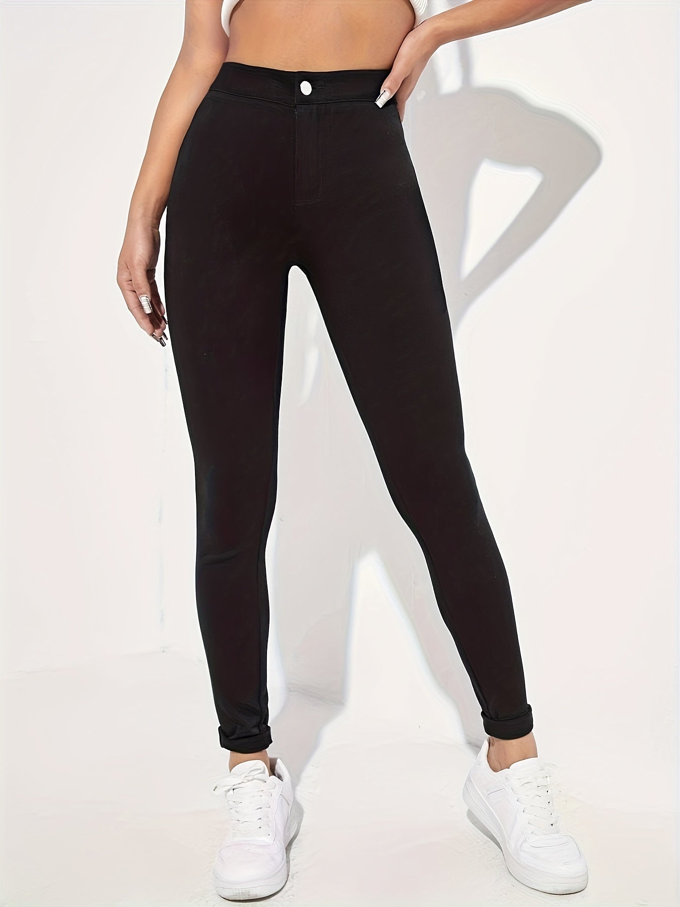 Slim Fit Casual Skinny Jeans Slight Stretch
