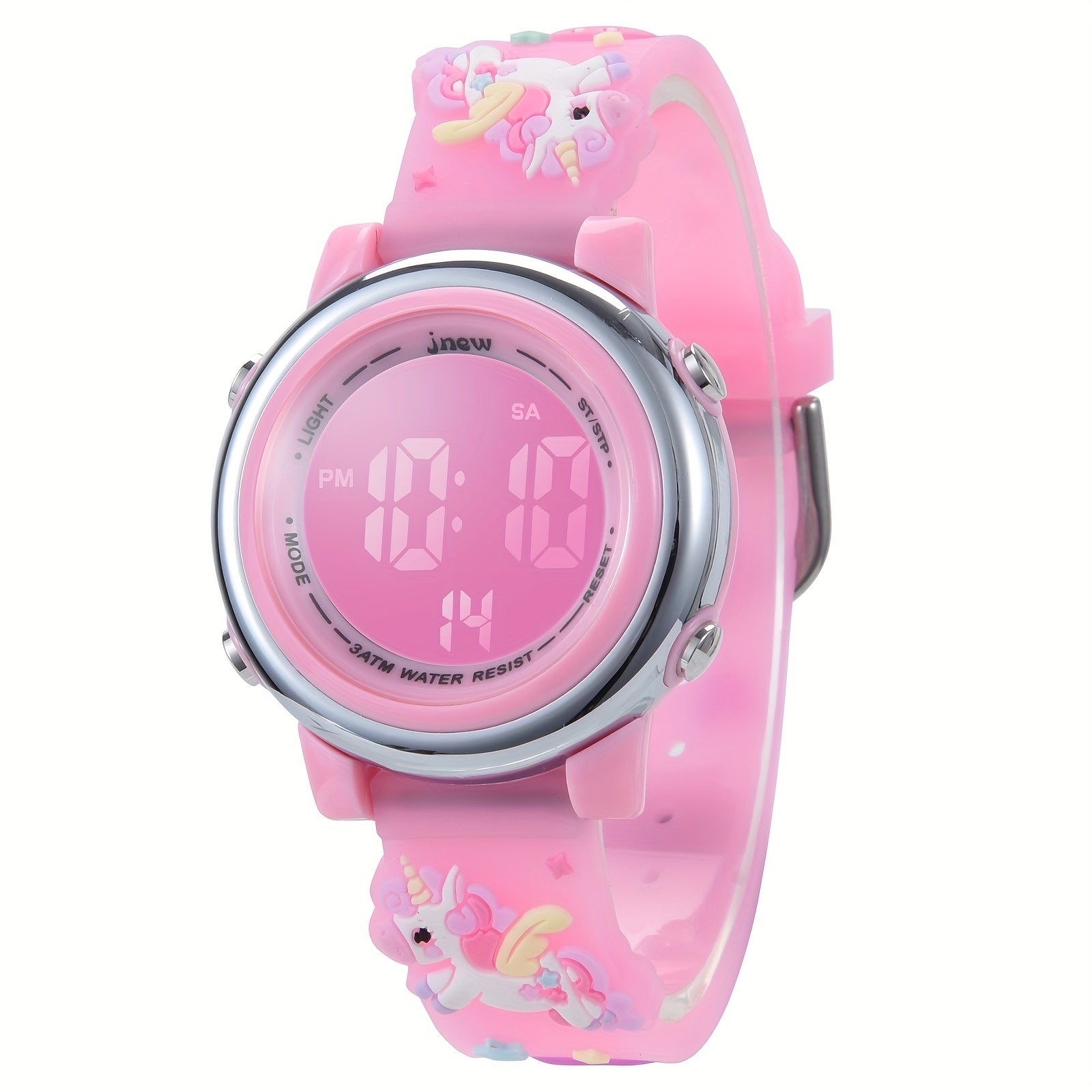 Cartoon Unicorn Waterproof Electronic Watch for Kids