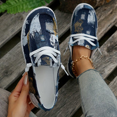 Women's Graffiti Canvas Shoes Lightweight Sports Shoes