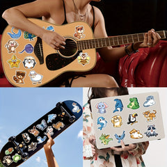 100Pcs Animal Stickers Vinyl Waterproof for Water Bottle Laptop Skateboard