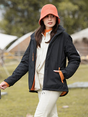 Windproof Waterproof Hooded Jacket Outdoor Sports Activewear
