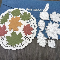 Leaves Metal Cutting Dies for Scrapbooking and Card Crafting