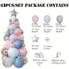 Christmas Balloon Garland Arch Kit Green Red Latex Balloons Xmas Tree Balloons