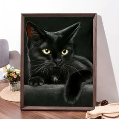 DIY Cat Diamond Painting Set 30x40cm Frameless