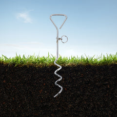 Heavy Duty Corkscrew Dog Stake for Outdoor Tie Outs