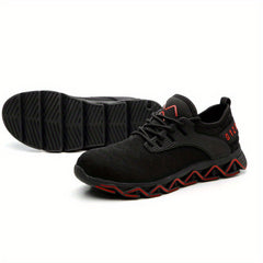 CEATSAFETV Men's Steel Toe Work Shoes Puncture Proof Anti skid