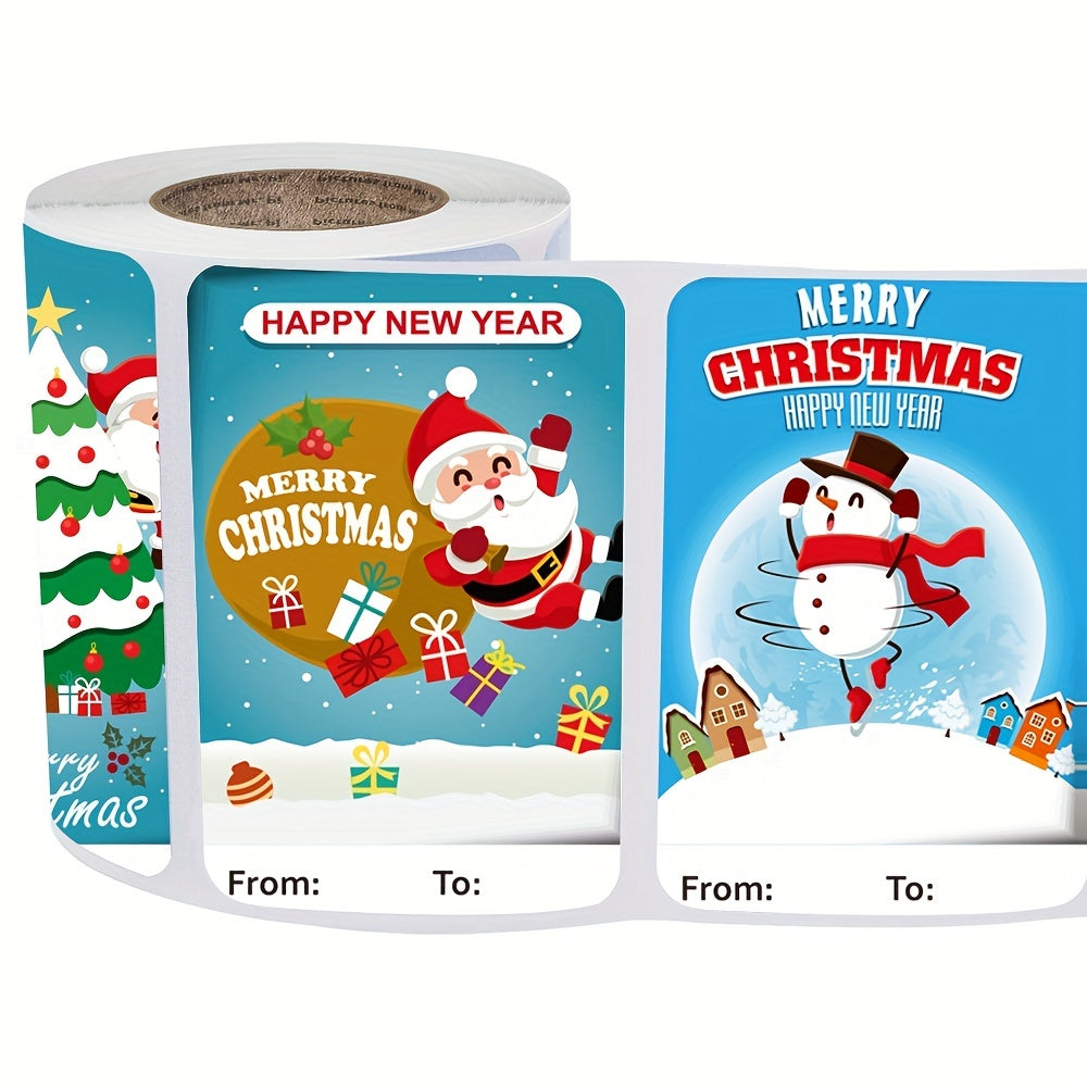 250 Christmas Holiday Decorations Stickers Labels