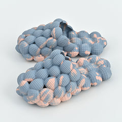 Men Women Massage Bubble Slides Golf Ball Slides Spa Slippers