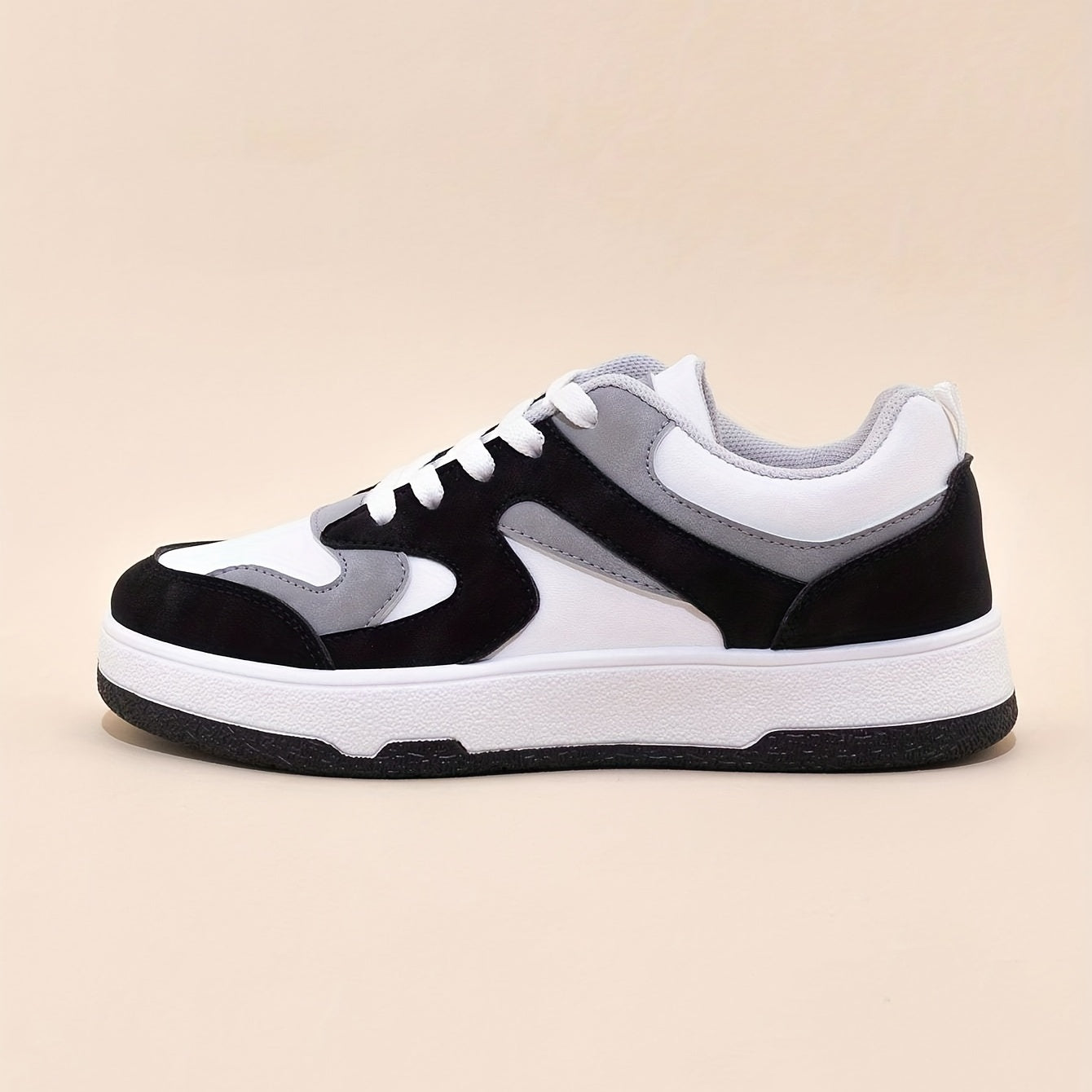 Colorblock Skate Shoes Platform Low Top Sports Shoes
