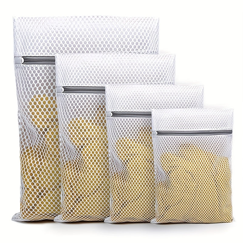 Zipper Mesh Laundry Bag for Clothes Underwear Storage